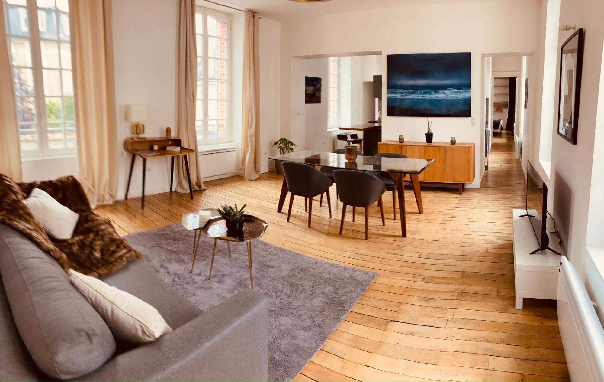 So Guest- Luxueux Appartement, Ancienne Maison De Champagne Proche Cathedrale 兰斯 外观 照片