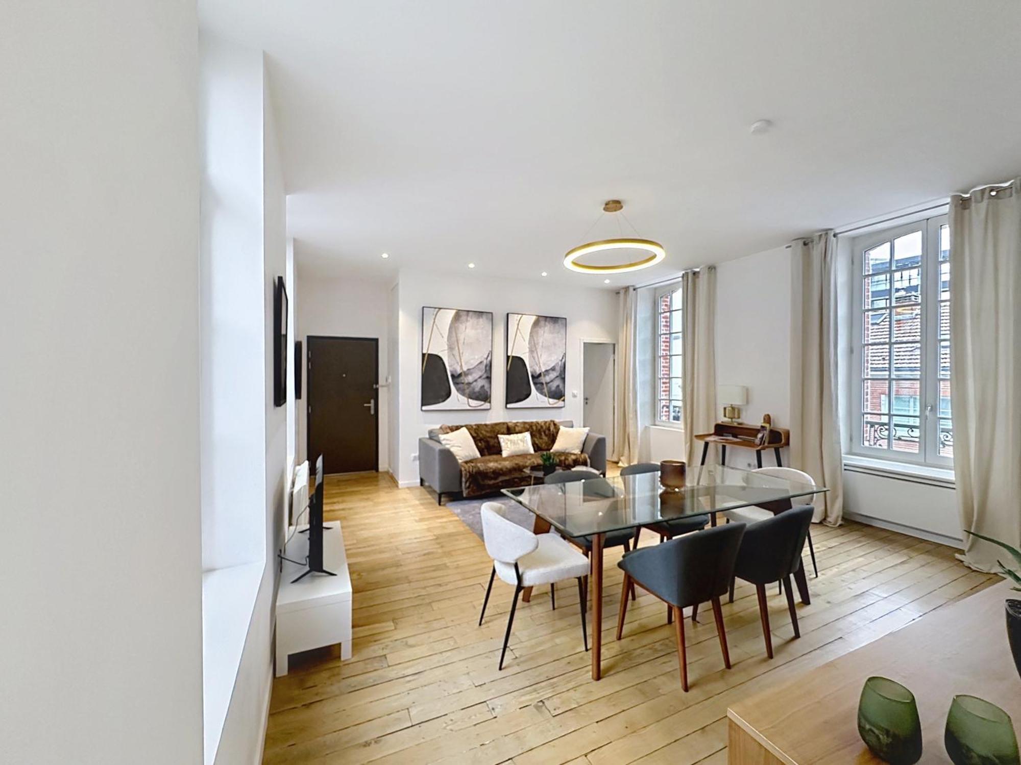 So Guest- Luxueux Appartement, Ancienne Maison De Champagne Proche Cathedrale 兰斯 外观 照片